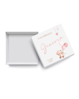 Scatoline Porta confetti Battesimo Personalizzate – B03