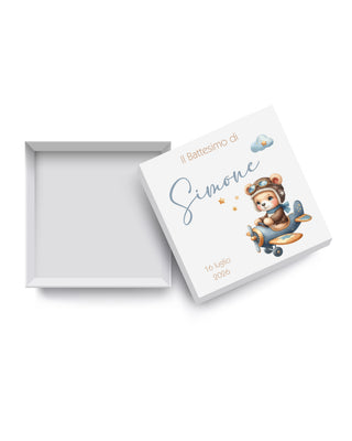 Scatoline Porta confetti Battesimo Personalizzate – B07