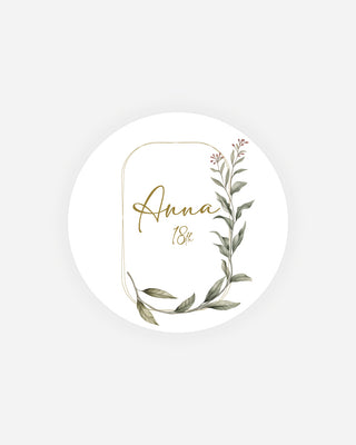 Bigliettini Compleanno Tag personalizzato cartoncino o adesivo – Cercio CC06