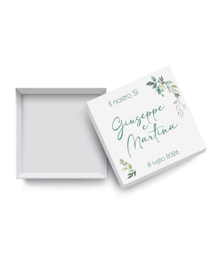 Scatoline Porta confetti Matrimonio Personalizzate – M02
