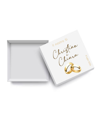 Scatoline Porta confetti Matrimonio Personalizzate – M05