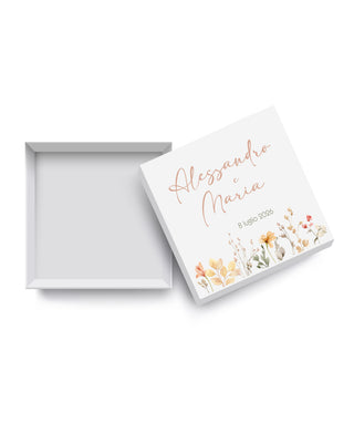 Scatoline Porta confetti Matrimonio Personalizzate – M09