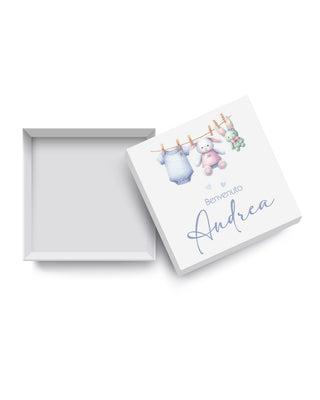 Scatoline Porta confetti Nascita Personalizzate – N01