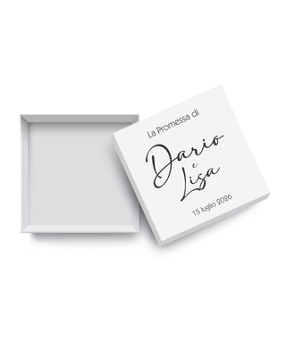 Scatoline Porta confetti Promessa Personalizzate – P00