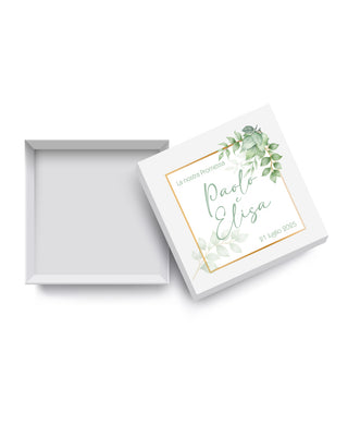 Scatoline Porta confetti Promessa Personalizzate – P08