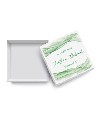 Scatoline Porta confetti Promessa Personalizzate – P09