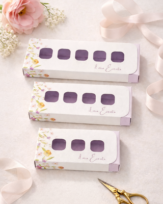 Scatolina Bomboniera Cassetto Rosa Personalizzata