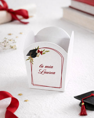 Scatolina Bomboniera Laurea Coppetta Personalizzata
