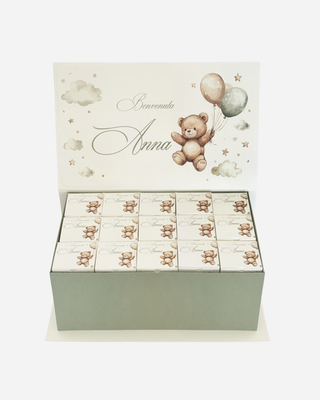 Box 30 Scatole porta confetti personalizzate Verde